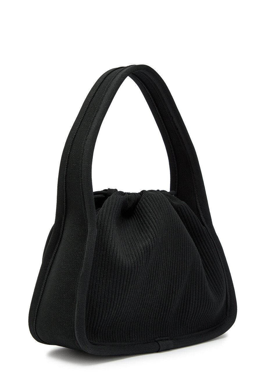 Alexander Wang Ryan Ribbed-knit top Handle bag - Black - One Size