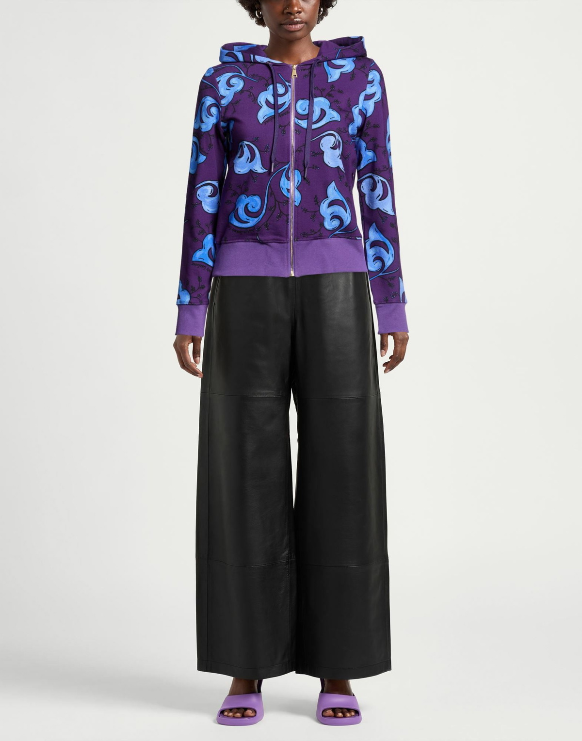 Versace Jeans Couture Womens Sweatshirt in Purple