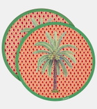Lisa Corti Hima Palma set of 2 placemats