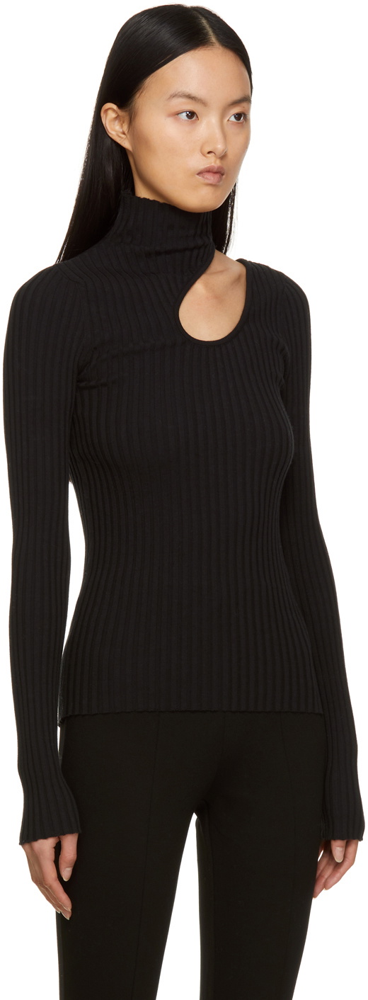 ANINE BING Black Victoria Turtleneck ANINE BING