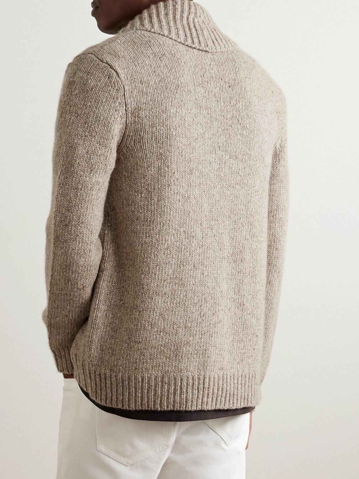 Gabriela Hearst - Thom Shawl-Collar Cashmere Cardigan - Neutrals