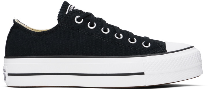 Photo: Converse Black All Star Lift Sneakers