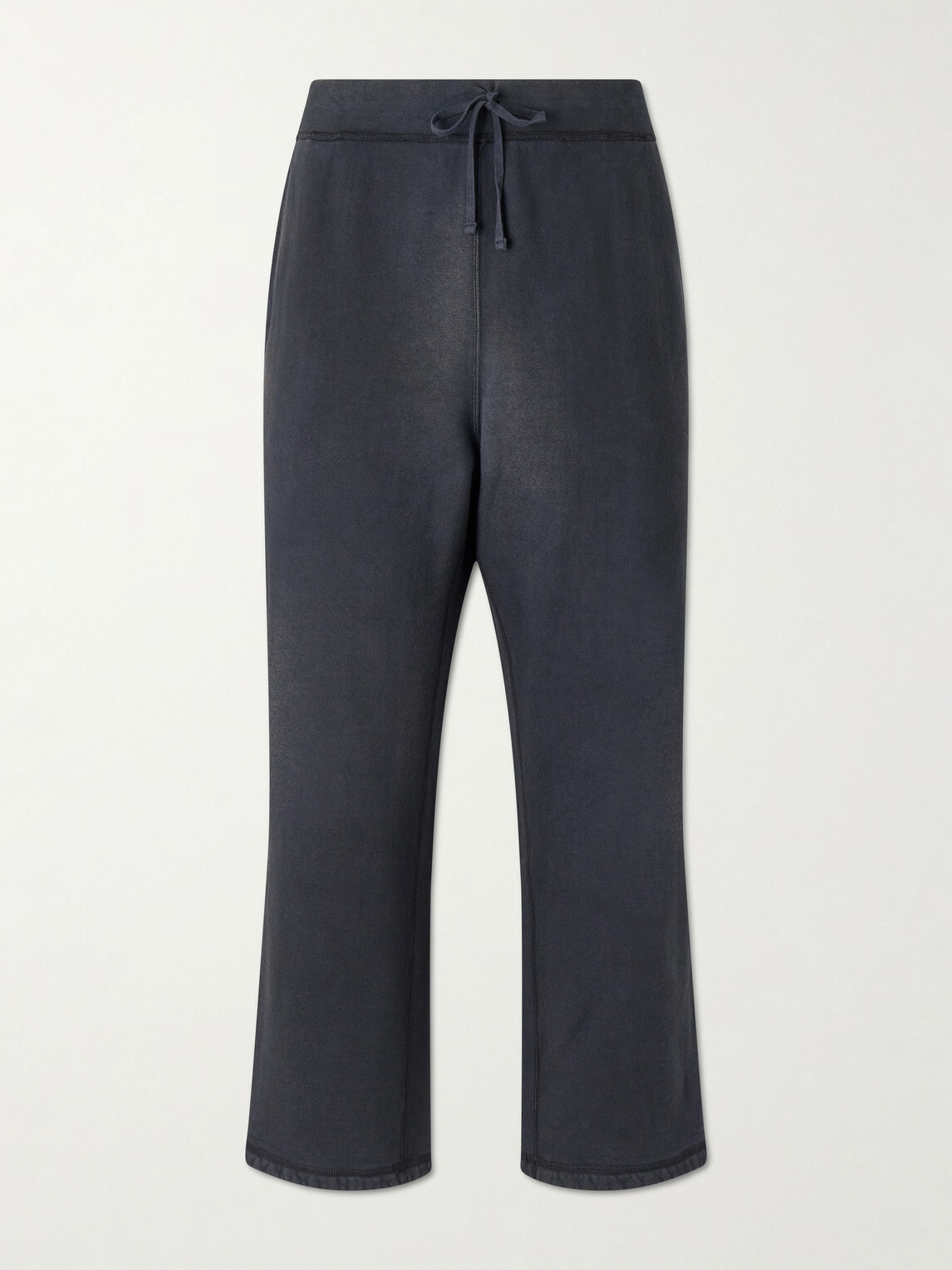 A.PRESSE - Straight-Leg Cotton-Jersey Sweatpants - Black