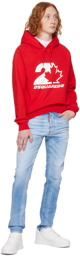 Dsquared2 Red Cool Hoodie