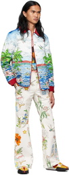 Casablanca Multicolor Printed Table Jacket