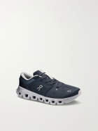 On - Cloud X 5 Rubber-Trimmed Mesh Slip-On Sneakers - Blue