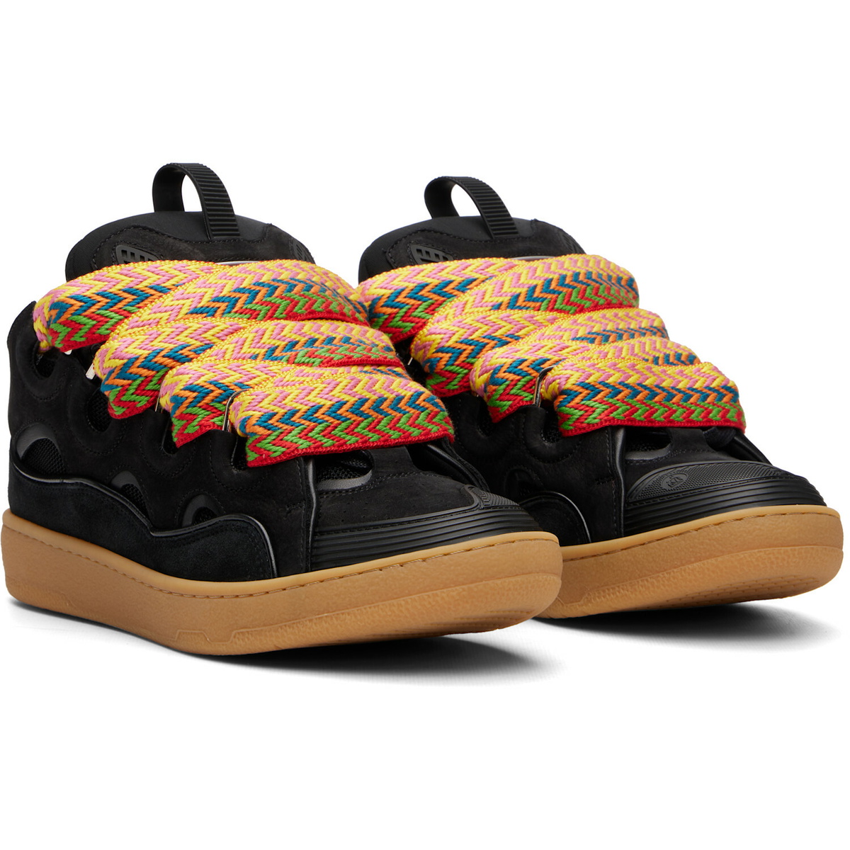 Lanvin Black Curb Sneakers