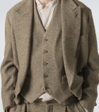 Giorgio Armani Cotton and wool-blend blazer