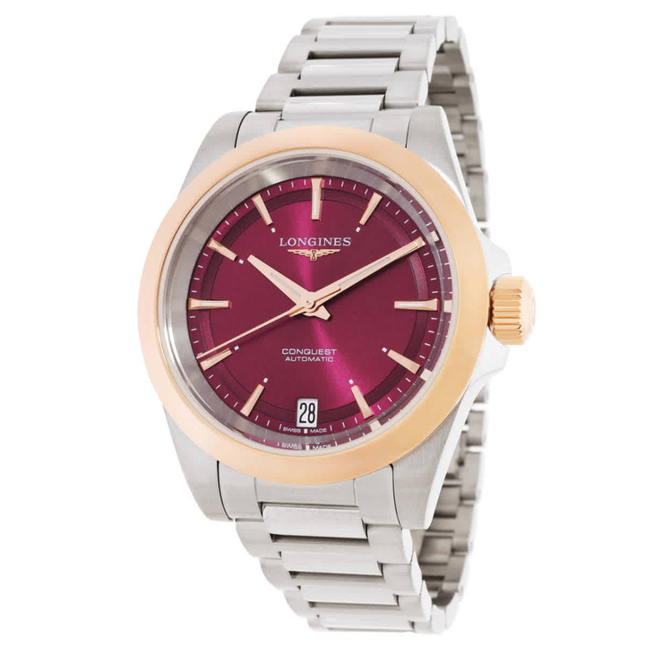 Photo: Longines Conquest Automatic Purple Sunray Dial Watch L3.430.5.98.6