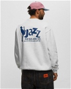 Butter Goods Jazz Research Crewneck Sweatshirt Grey - Mens - Sweatshirts