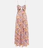 Zimmermann - Floral cotton voile midi dress