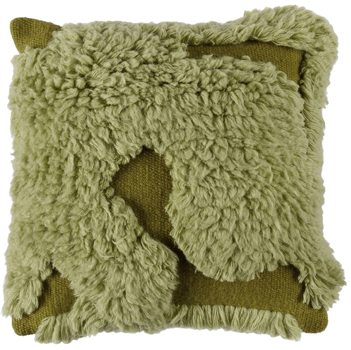 Photo: Mush Studios Green 'The Wooly' Cushion