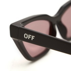 Off-White Sunglasses Women's Off-White Madison Sunglasses in Black/Red 