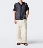 Orlebar Brown Maitan silk and linen shirt