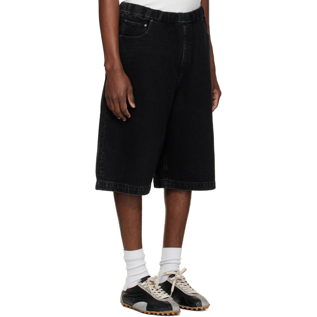 Entire Studios Black Spar Shorts
