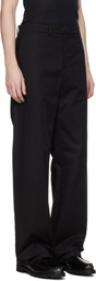 Rier Black Cotton Trousers