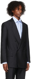Factor's Navy Double Breasted Blazer