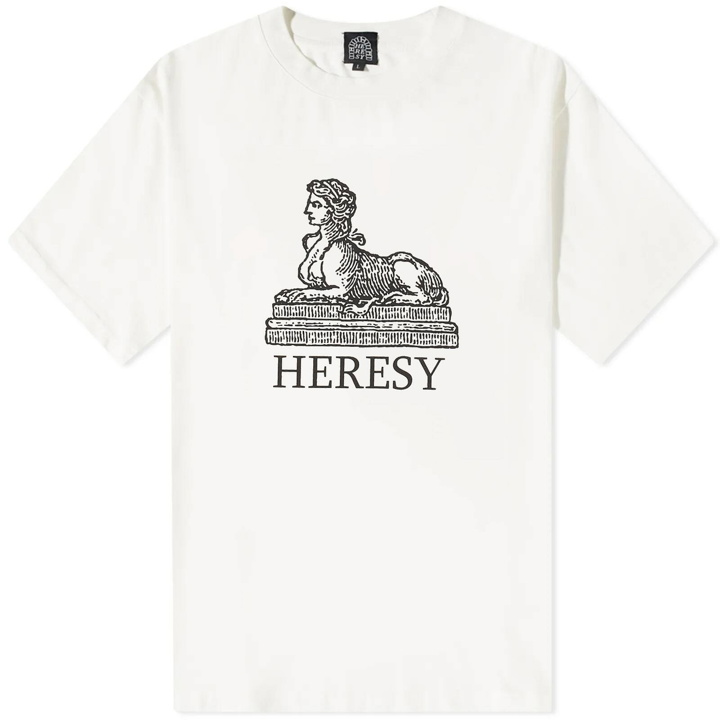 Photo: Heresy Men's Godhead T-Shirt in Ecru