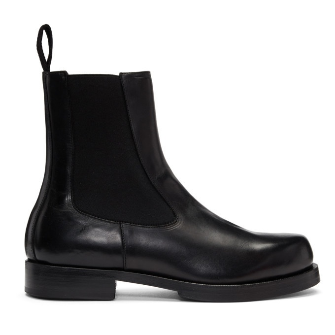 Photo: Alyx Black Leather Chelsea Boots