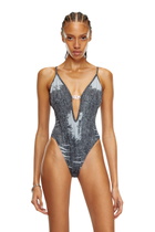 Diesel Swimsuit with denim print - Swimsuits Womens in Black