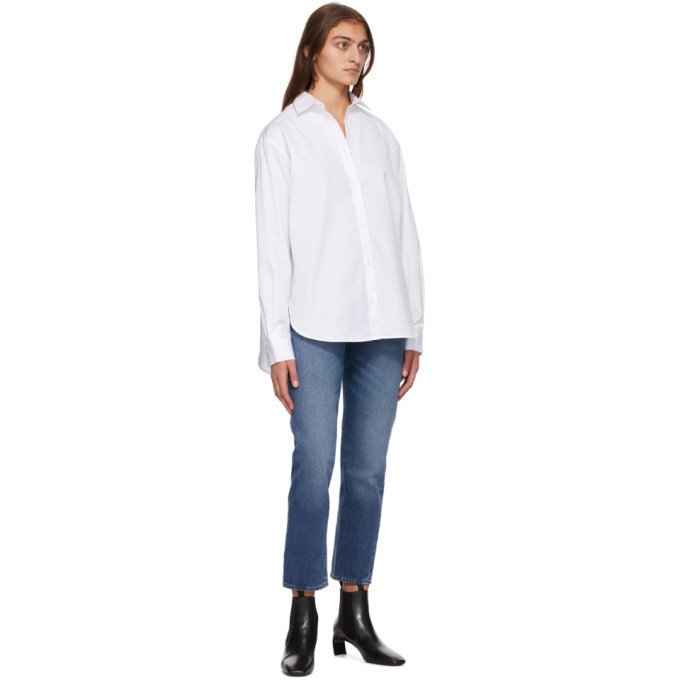 Denim Toteme Capri Shirt White Toteme Capri Checked Poplin Shirt