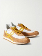 LOEWE - Flow Runner Leather-Trimmed Suede and Nylon Sneakers - White
