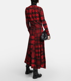 Polo Ralph Lauren Checked cotton maxi dress