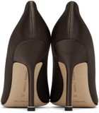 Manolo Blahnik Gray Hangisi Heels