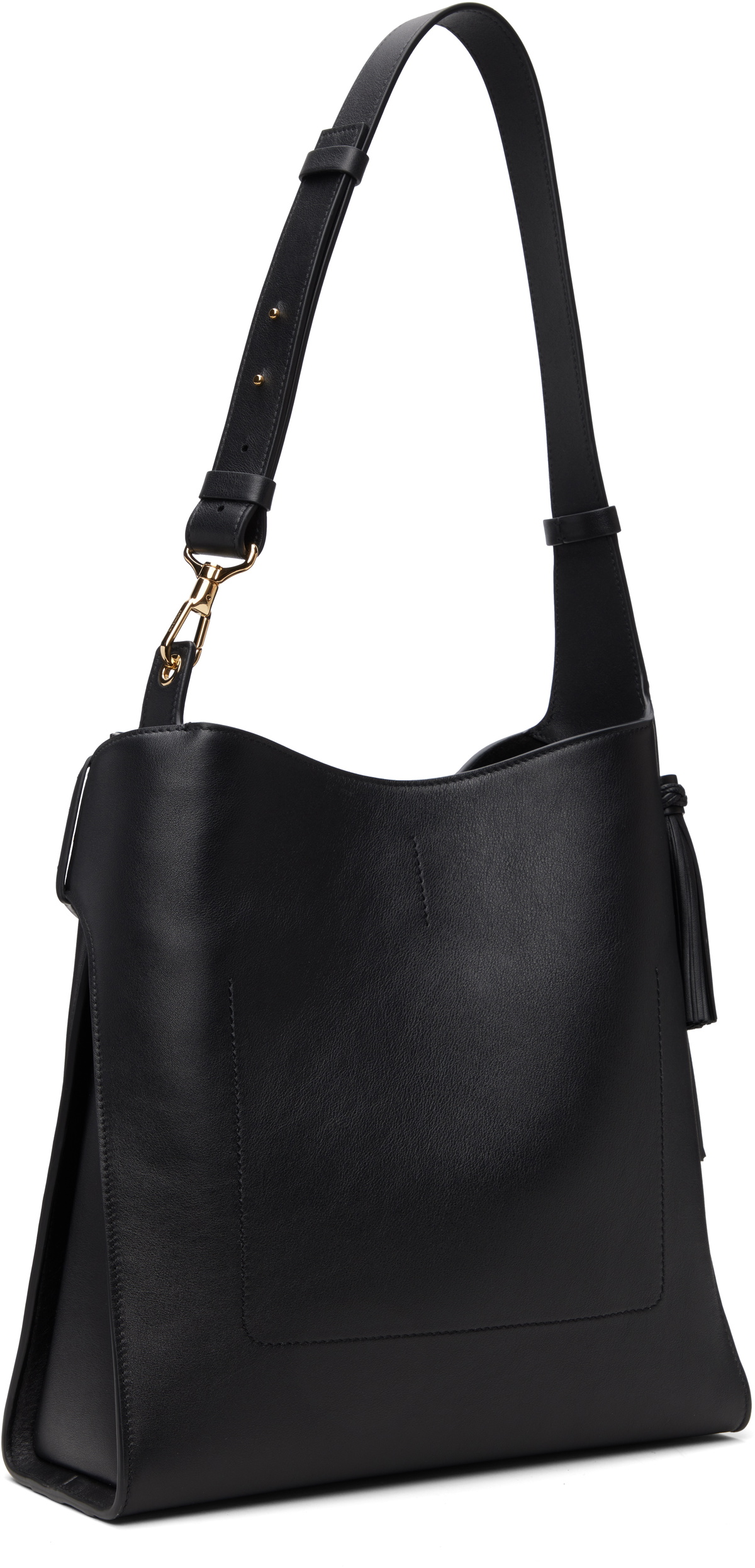 Givenchy Black Medium Belted Leather Tote