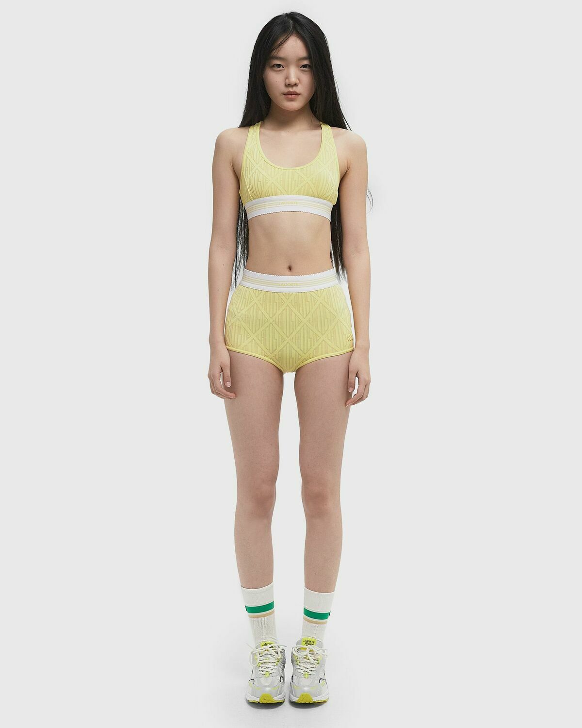 Lacoste LEXA SHORT yellow Womens Casual Short
