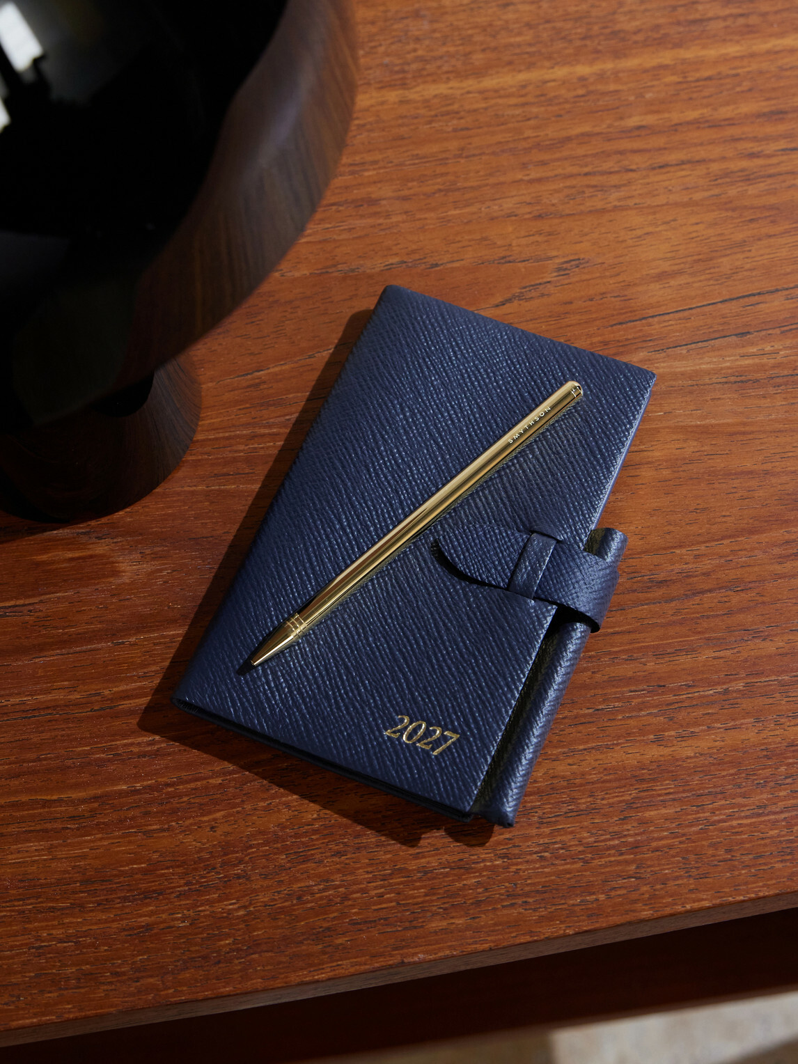 Smythson - 2027 Panama Cross-Grain Leather Diary With Pencil