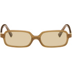 Miu Miu Eyewear Brown Miu Regard Sunglasses