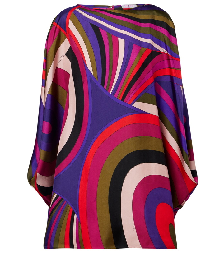 Photo: Pucci Iride silk satin minidress