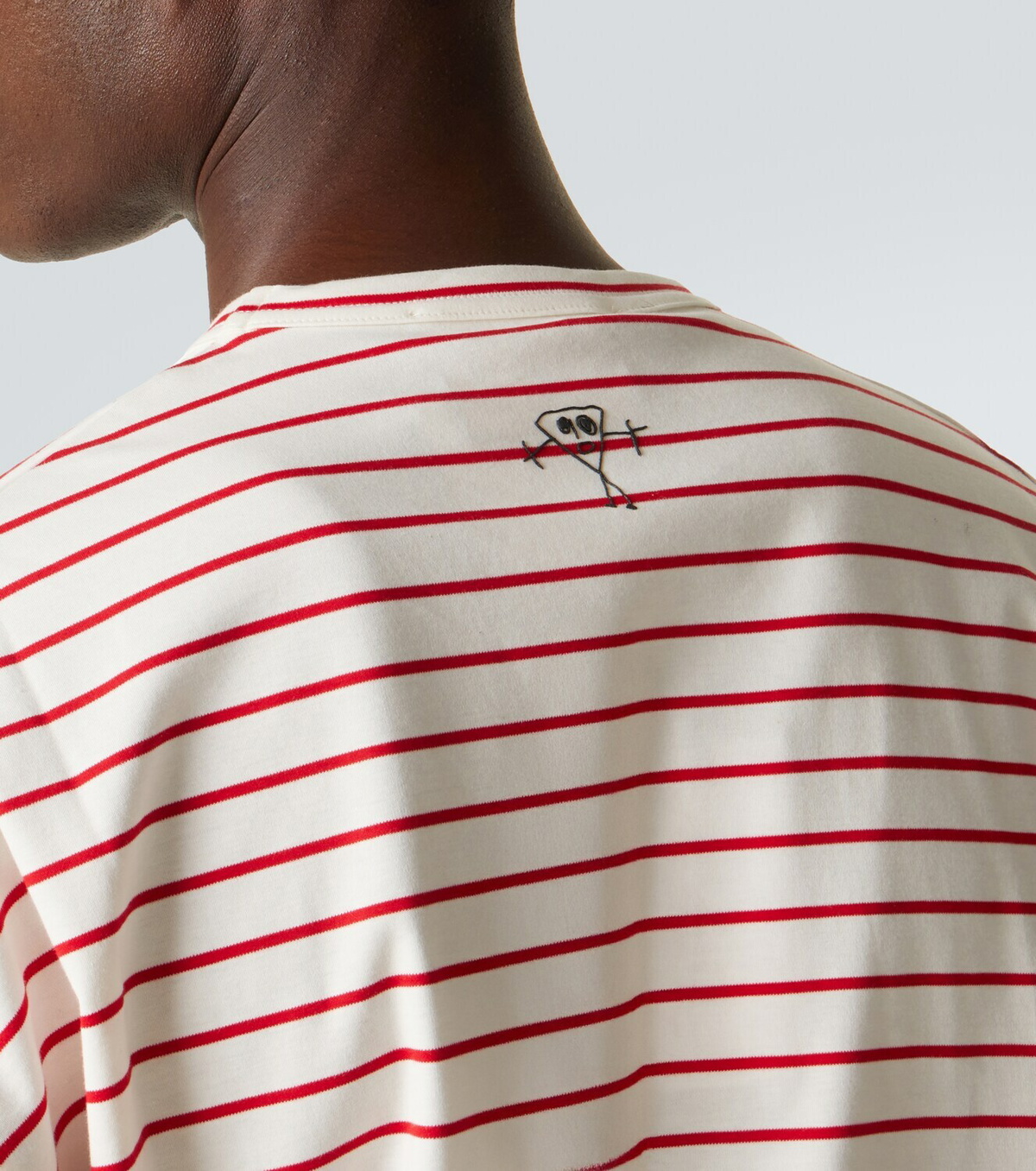 Plan C Striped cotton T-shirt