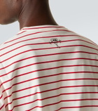 Plan C Striped cotton T-shirt