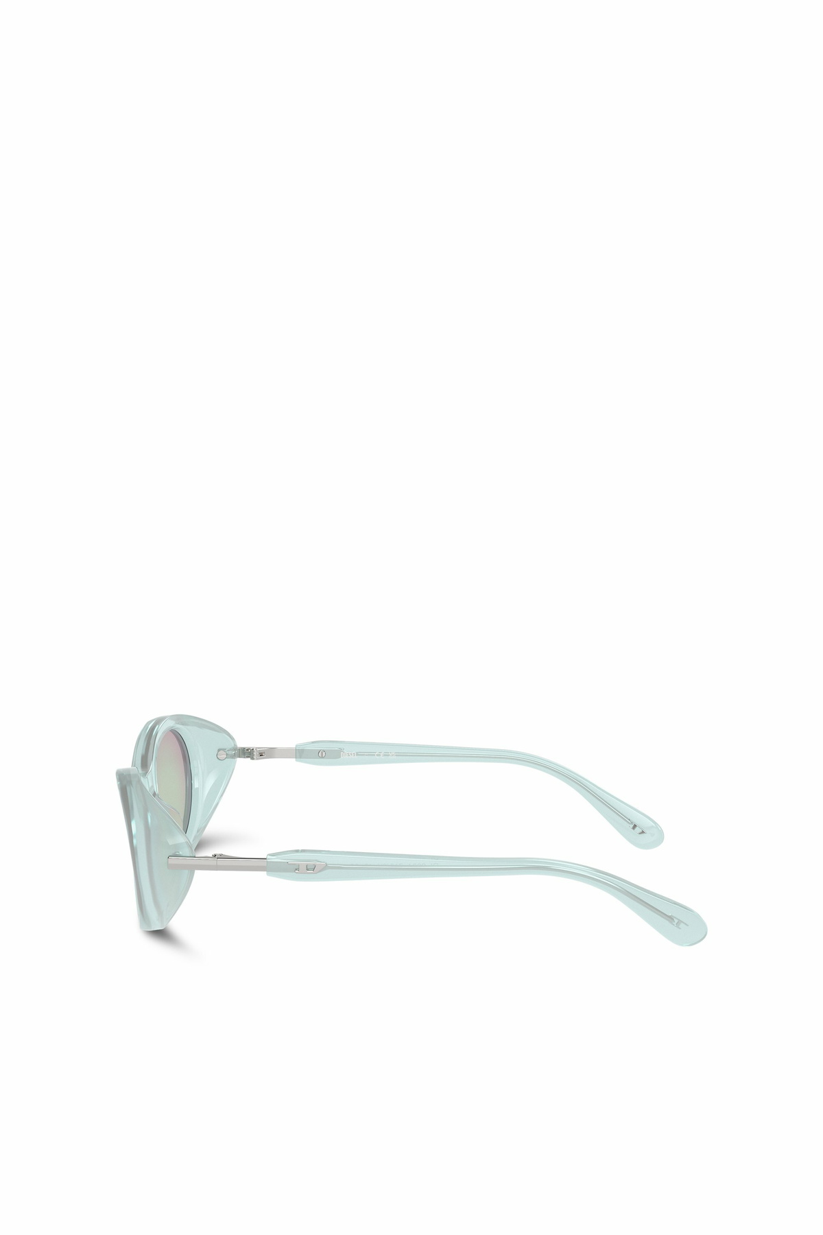 Diesel Wrap-around shape sunglasses - Sunglasses - Unisex - Blue