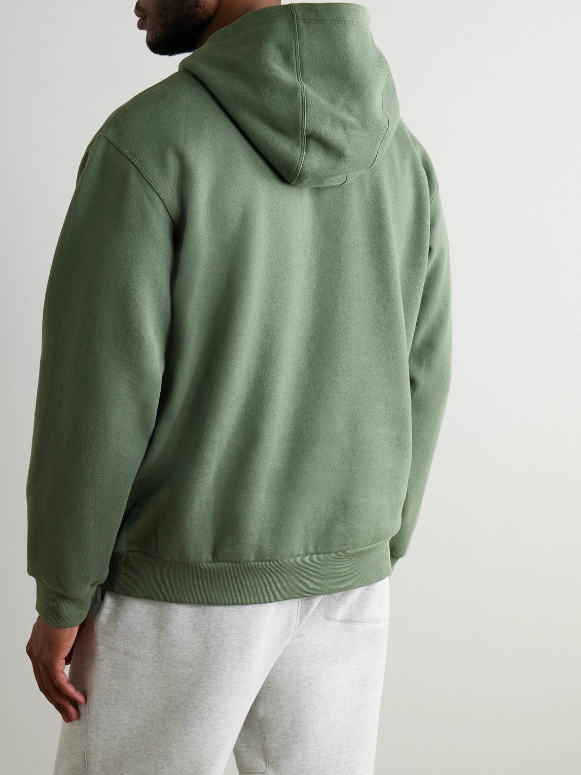 Lululemon - Steady State Cotton-Blend Jersey Hoodie - Green