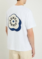 Kenzo Boke Flower 2.0 Appliquéd Cotton T-shirt White