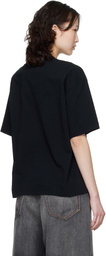 Maison MIHARA YASUHIRO Black Cat Printed T-shirt