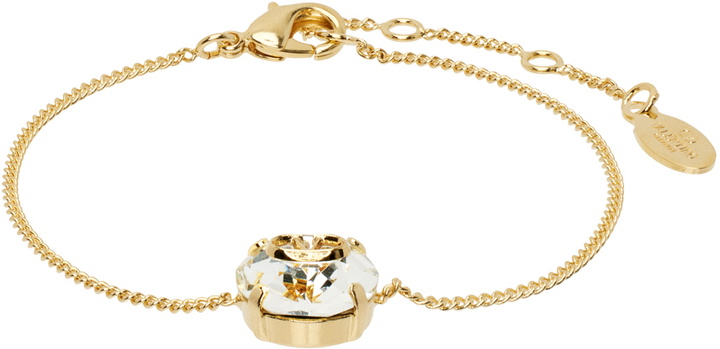 Photo: Valentino Garavani Gold The Bold Edition VLogo Bracelet