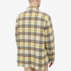 Jil Sander Men's Wool Check Overshirt in Multi