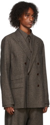 Acne Studios Brown Tailored Blazer