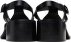 HEREU Black Pesca Heeled Sandals