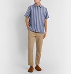 De Bonne Facture - Checked Cotton Shirt - Blue