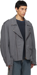 MM6 Maison Margiela Gray Sports Jacket