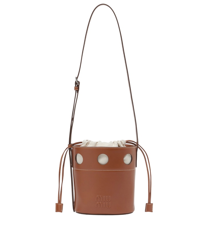 Photo: Miu Miu Leather bucket bag