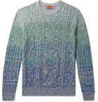 Missoni - Cable-Knit Mélange Wool-Blend Sweater - Gray