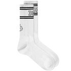 Polar Skate Co. Men's Big Boy Sock in White/Black/Grey