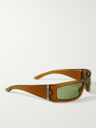 Gucci Eyewear - Injection Rectangular-Frame Acetate and Silver-Tone Sunglasses