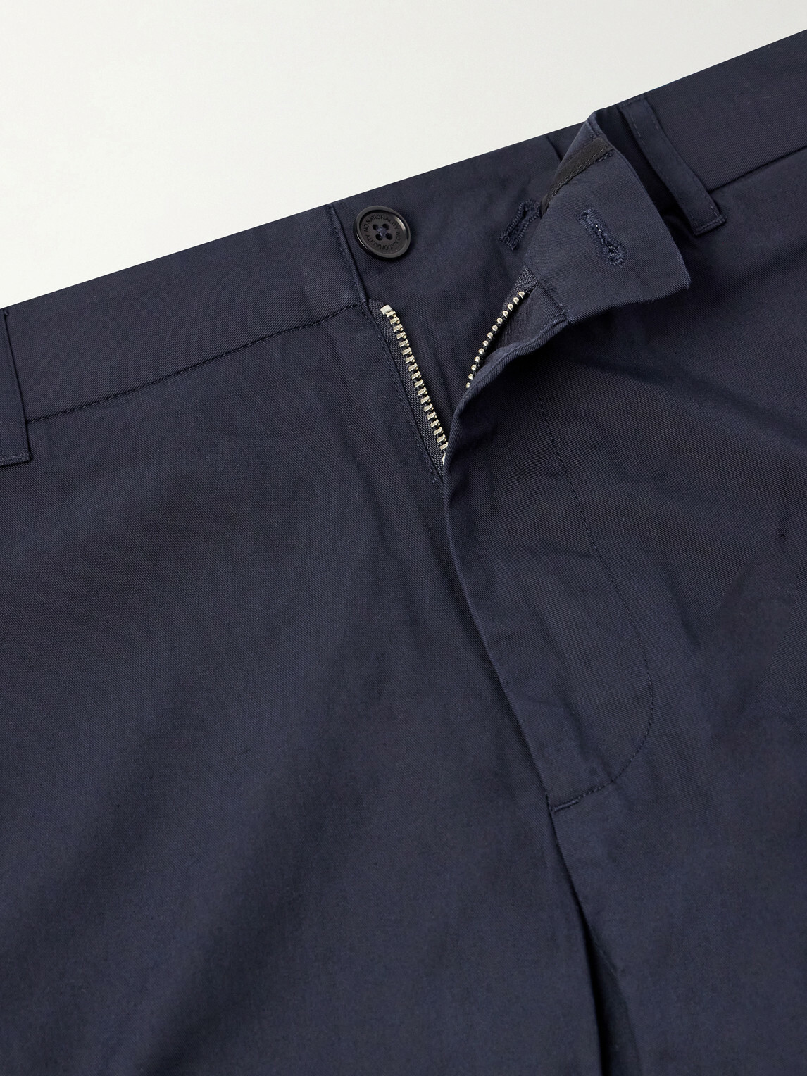 NN07 - Brendan 10042 Straight-Leg Organic Cotton-Blend Chino - Blue